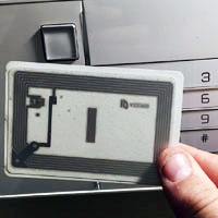 integrated forms with RFID cards