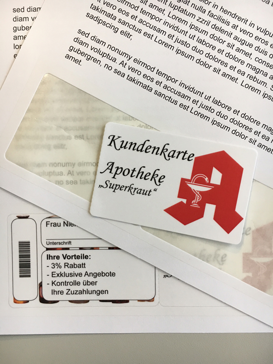 printed Customer Card