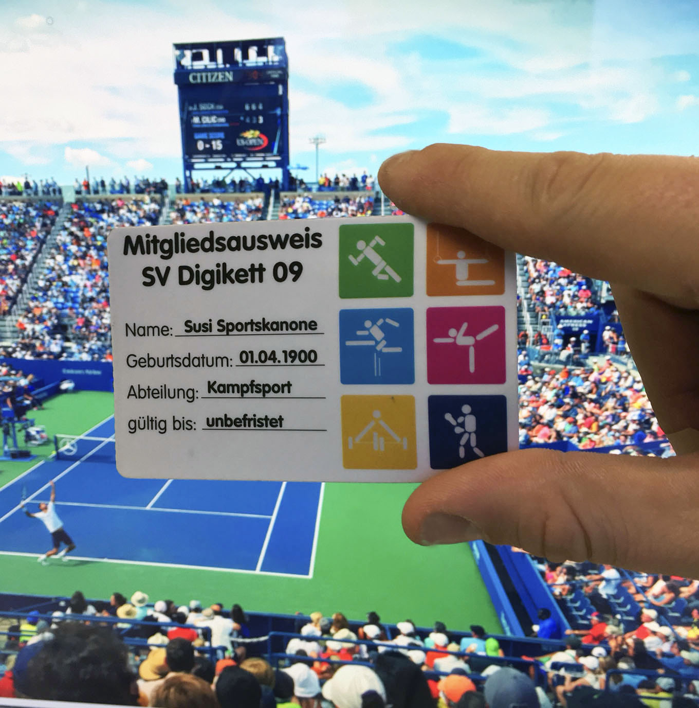 printed membership card
